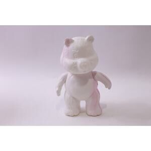 Care Bears, PVC Figure, Poseable, Unpainted, White, Vintage, ~ 251124-WH 853